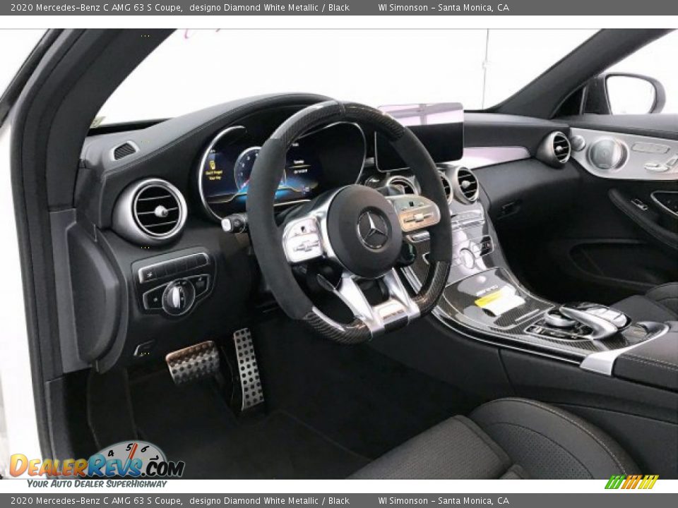 Black Interior - 2020 Mercedes-Benz C AMG 63 S Coupe Photo #22