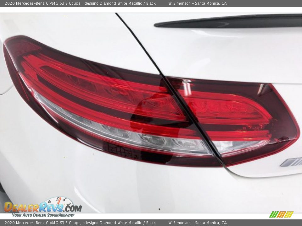 2020 Mercedes-Benz C AMG 63 S Coupe designo Diamond White Metallic / Black Photo #26