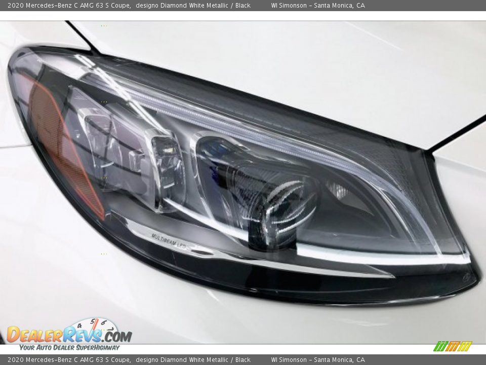 2020 Mercedes-Benz C AMG 63 S Coupe designo Diamond White Metallic / Black Photo #32