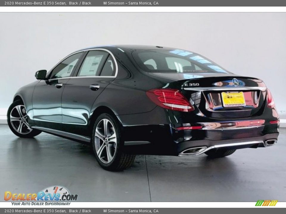 2020 Mercedes-Benz E 350 Sedan Black / Black Photo #2