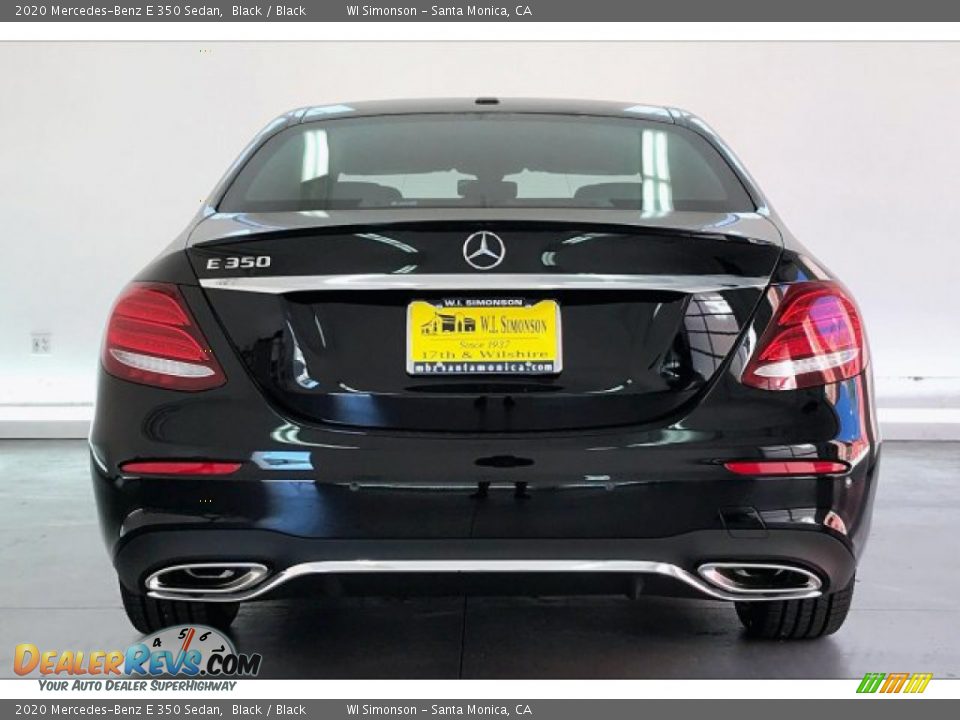 2020 Mercedes-Benz E 350 Sedan Black / Black Photo #3