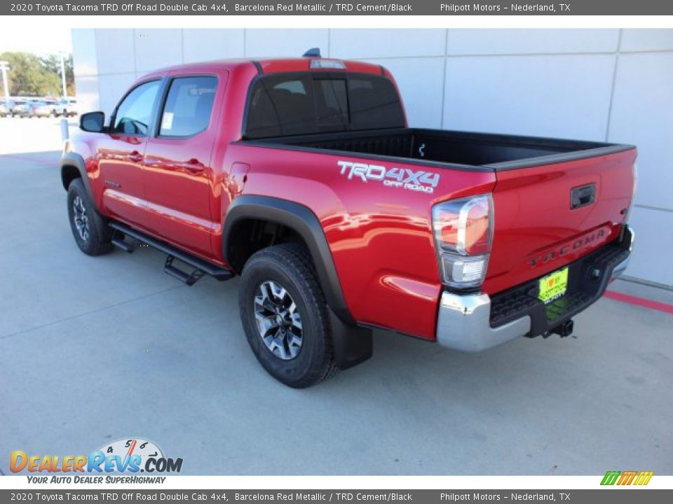 2020 Toyota Tacoma TRD Off Road Double Cab 4x4 Barcelona Red Metallic / TRD Cement/Black Photo #6