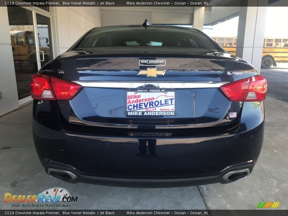 2019 Chevrolet Impala Premier Blue Velvet Metallic / Jet Black Photo #4