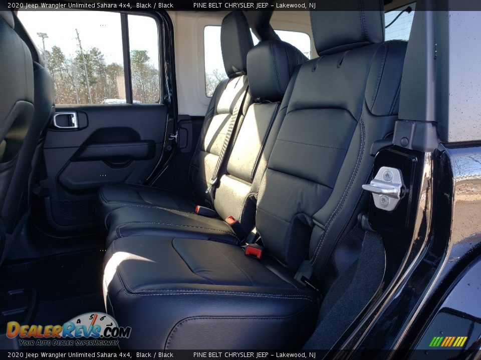 2020 Jeep Wrangler Unlimited Sahara 4x4 Black / Black Photo #6