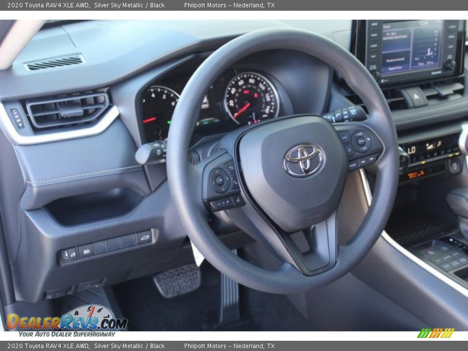 2020 Toyota RAV4 XLE AWD Steering Wheel Photo #13