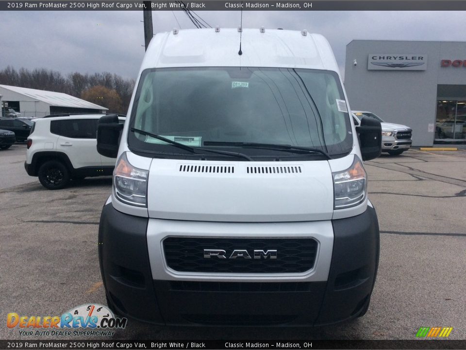 2019 Ram ProMaster 2500 High Roof Cargo Van Bright White / Black Photo #4