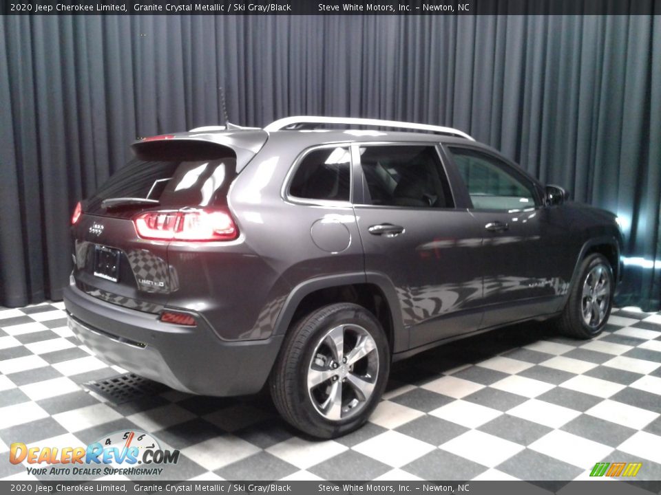 2020 Jeep Cherokee Limited Granite Crystal Metallic / Ski Gray/Black Photo #6