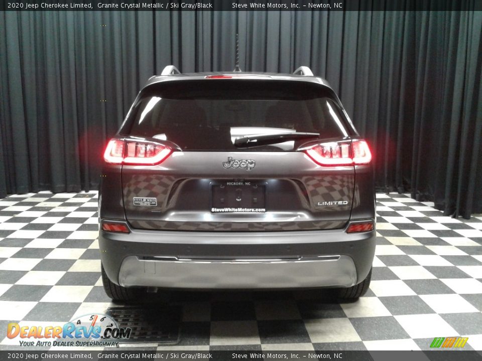 2020 Jeep Cherokee Limited Granite Crystal Metallic / Ski Gray/Black Photo #7