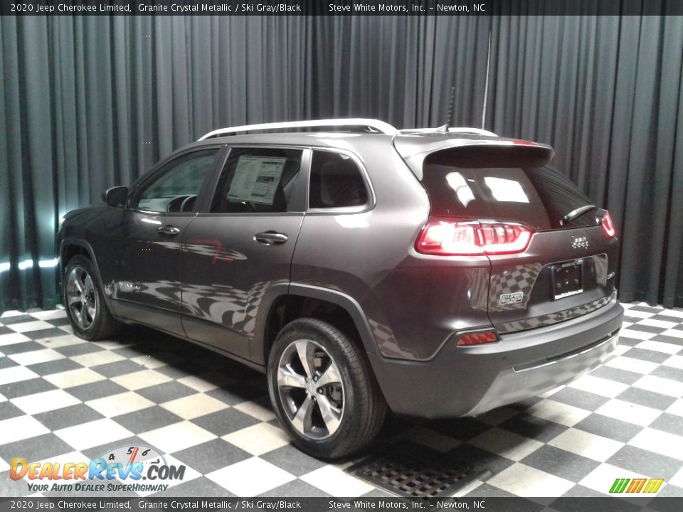 2020 Jeep Cherokee Limited Granite Crystal Metallic / Ski Gray/Black Photo #8