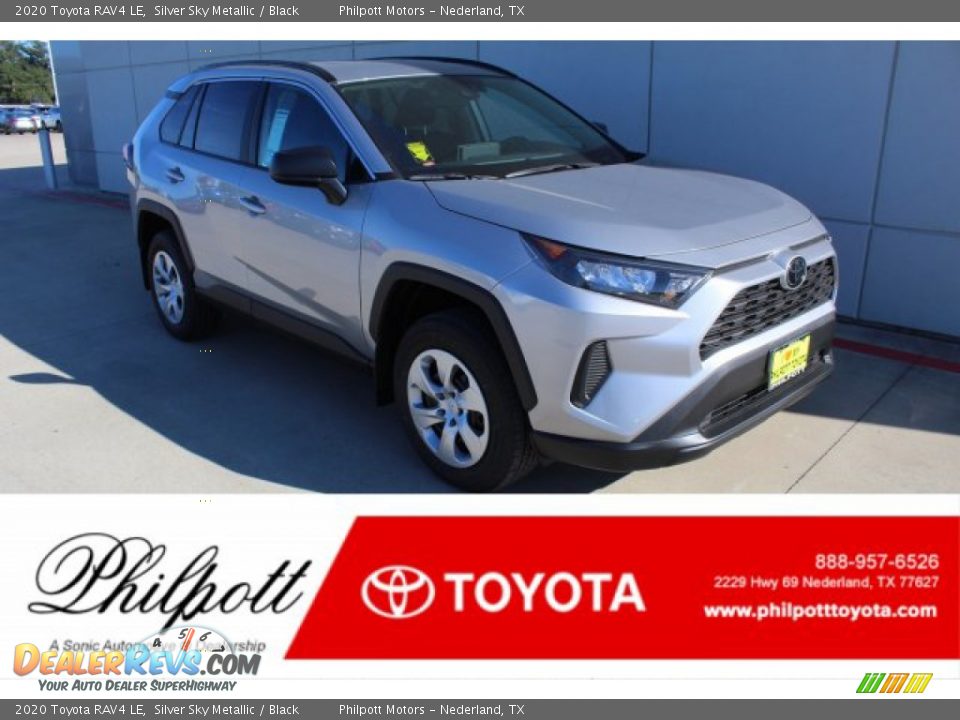 2020 Toyota RAV4 LE Silver Sky Metallic / Black Photo #1