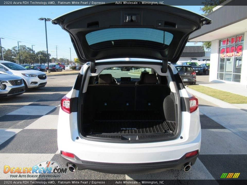 2020 Acura RDX Technology AWD Platinum White Pearl / Espresso Photo #5
