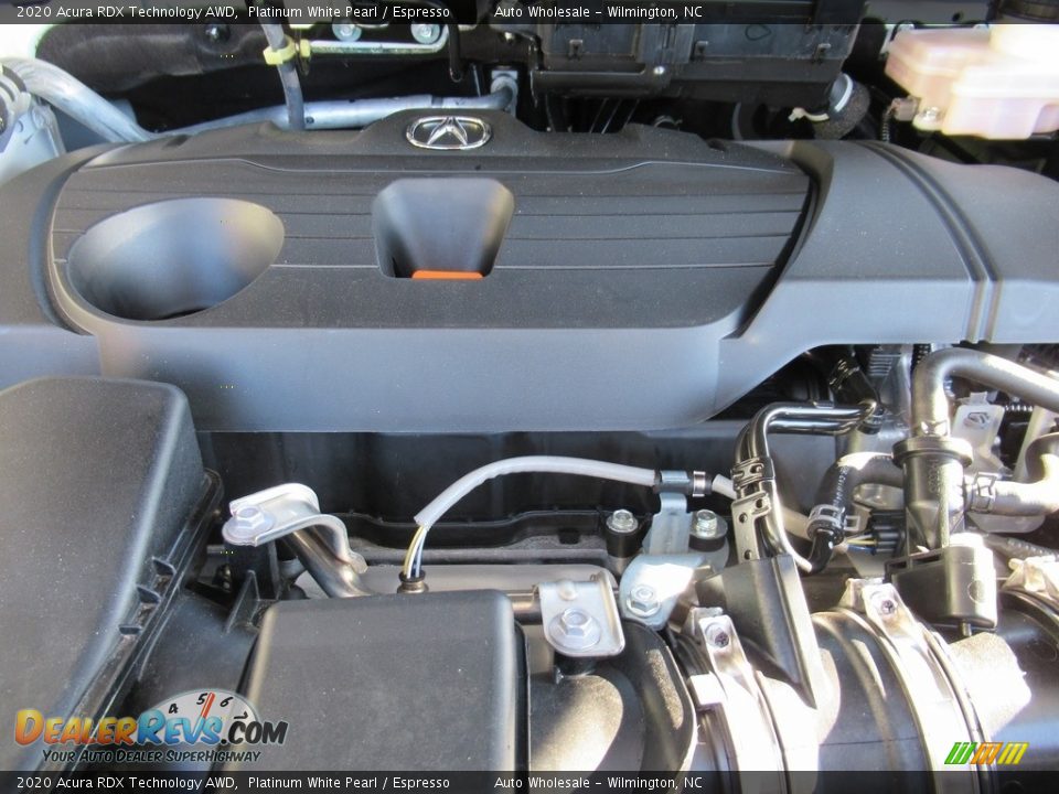 2020 Acura RDX Technology AWD Platinum White Pearl / Espresso Photo #6