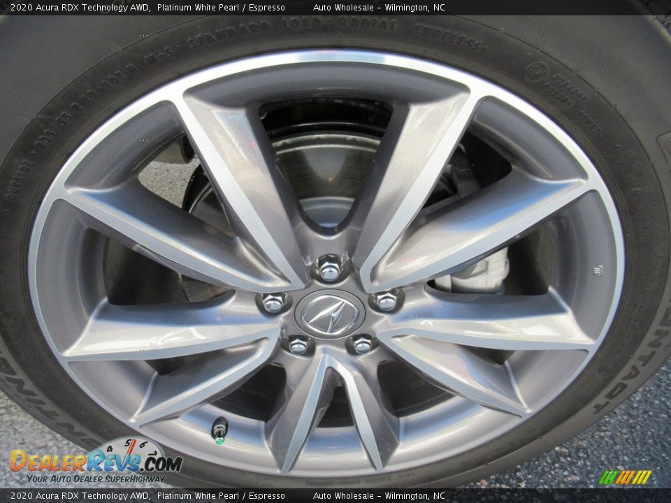 2020 Acura RDX Technology AWD Platinum White Pearl / Espresso Photo #7