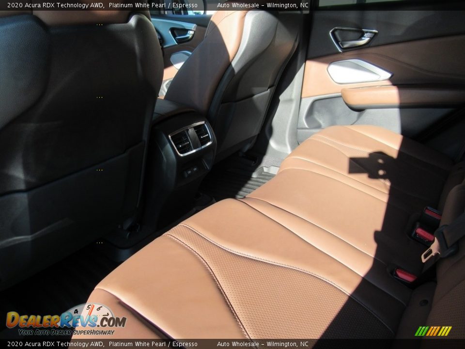 2020 Acura RDX Technology AWD Platinum White Pearl / Espresso Photo #10
