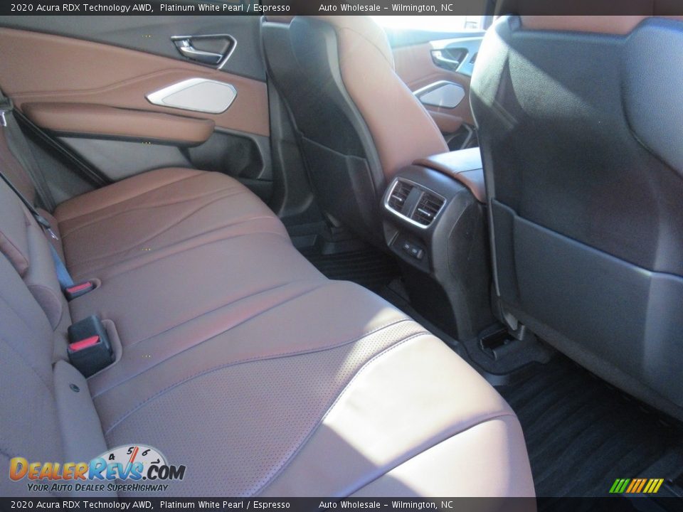 2020 Acura RDX Technology AWD Platinum White Pearl / Espresso Photo #12