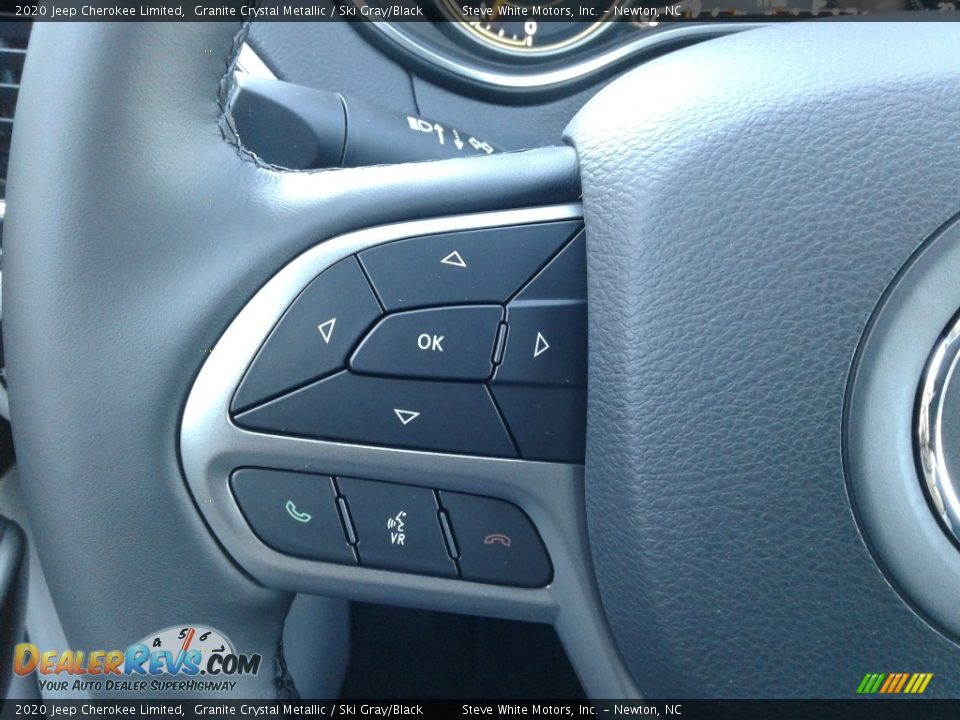 2020 Jeep Cherokee Limited Granite Crystal Metallic / Ski Gray/Black Photo #18