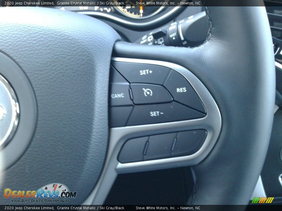 2020 Jeep Cherokee Limited Granite Crystal Metallic / Ski Gray/Black Photo #19