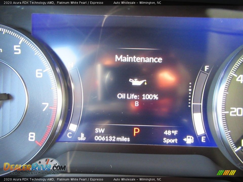 2020 Acura RDX Technology AWD Platinum White Pearl / Espresso Photo #15