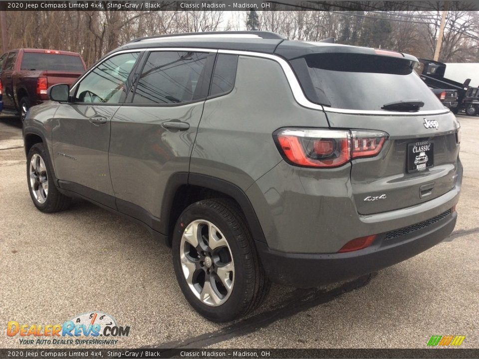 2020 Jeep Compass Limted 4x4 Sting-Gray / Black Photo #7