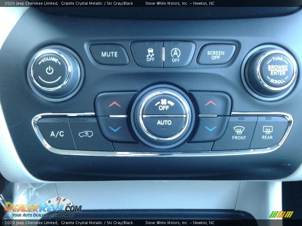 2020 Jeep Cherokee Limited Granite Crystal Metallic / Ski Gray/Black Photo #27