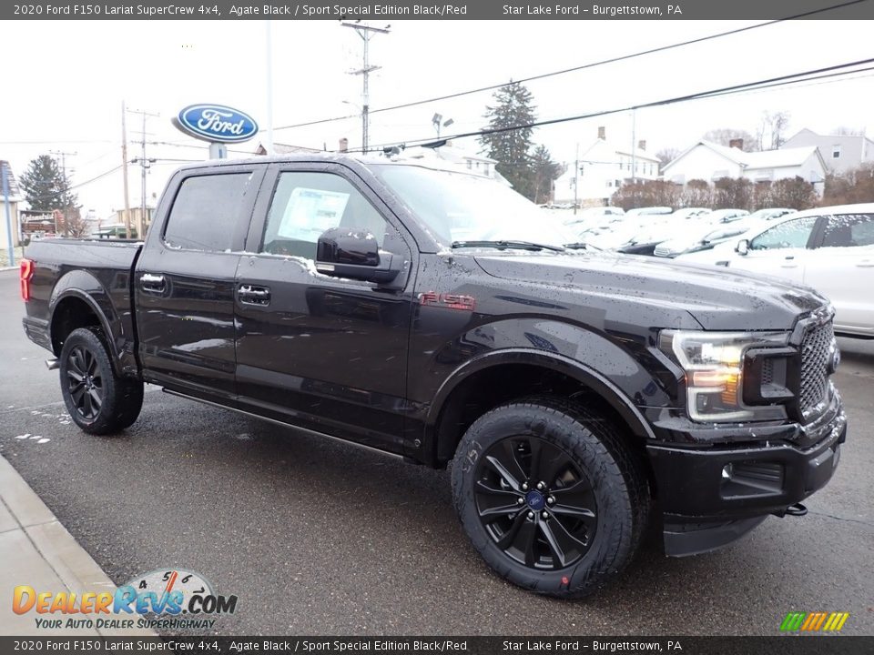 Front 3/4 View of 2020 Ford F150 Lariat SuperCrew 4x4 Photo #3