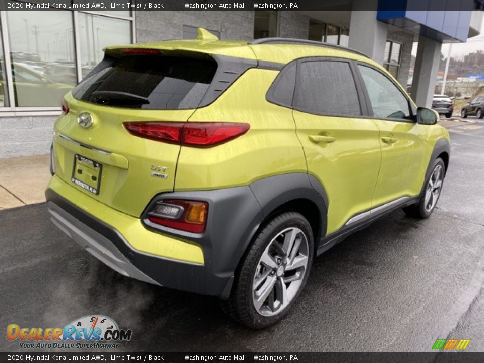 2020 Hyundai Kona Limited AWD Lime Twist / Black Photo #4