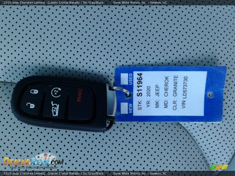 2020 Jeep Cherokee Limited Granite Crystal Metallic / Ski Gray/Black Photo #31