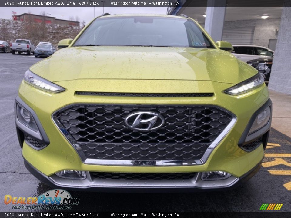2020 Hyundai Kona Limited AWD Lime Twist / Black Photo #8