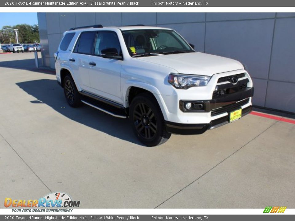 2020 Toyota 4Runner Nightshade Edition 4x4 Blizzard White Pearl / Black Photo #2