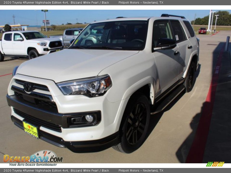 2020 Toyota 4Runner Nightshade Edition 4x4 Blizzard White Pearl / Black Photo #4