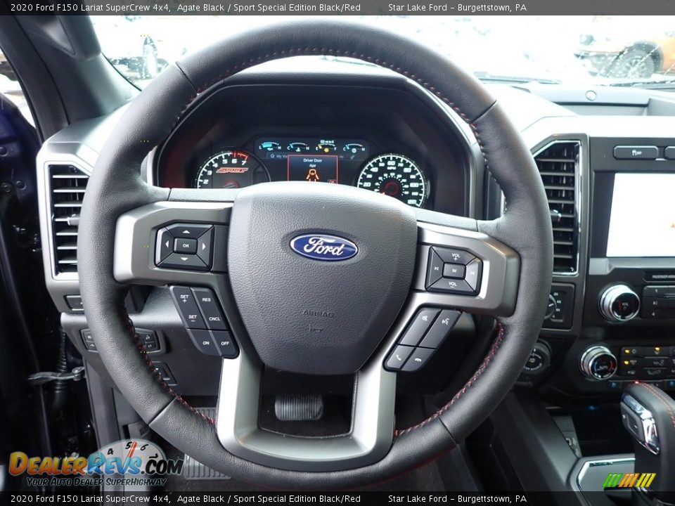 2020 Ford F150 Lariat SuperCrew 4x4 Steering Wheel Photo #15