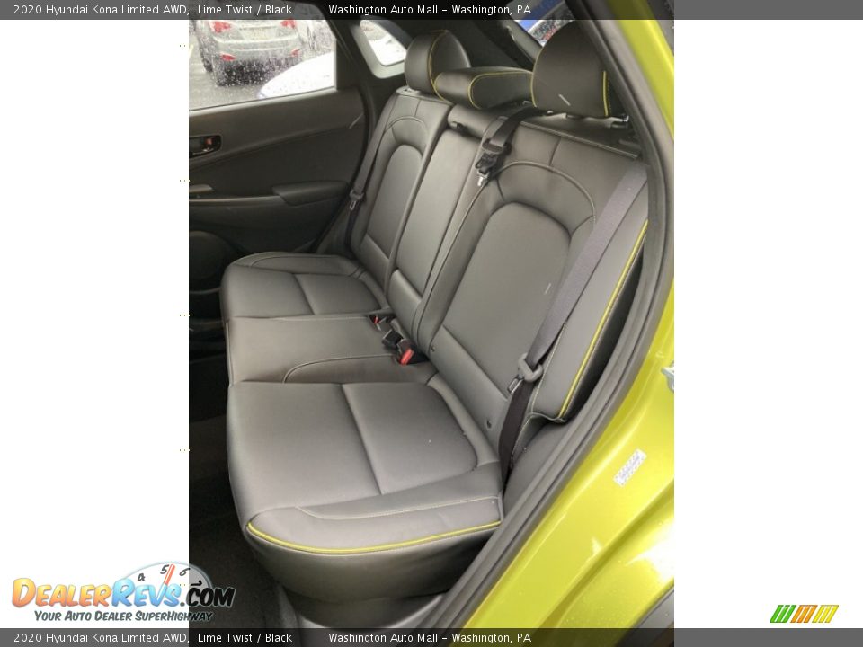 Rear Seat of 2020 Hyundai Kona Limited AWD Photo #19