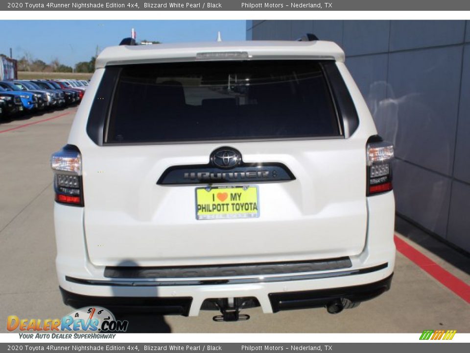 2020 Toyota 4Runner Nightshade Edition 4x4 Blizzard White Pearl / Black Photo #7