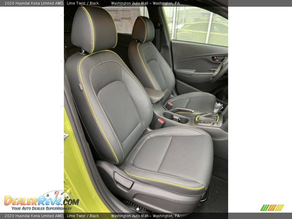 2020 Hyundai Kona Limited AWD Lime Twist / Black Photo #28