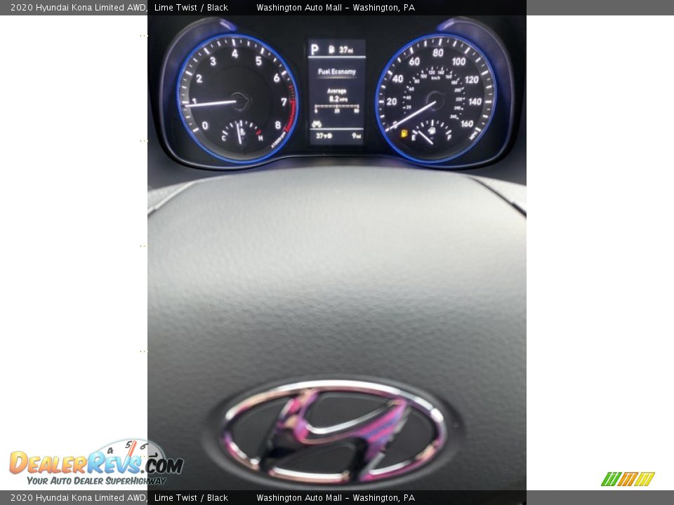 2020 Hyundai Kona Limited AWD Gauges Photo #32