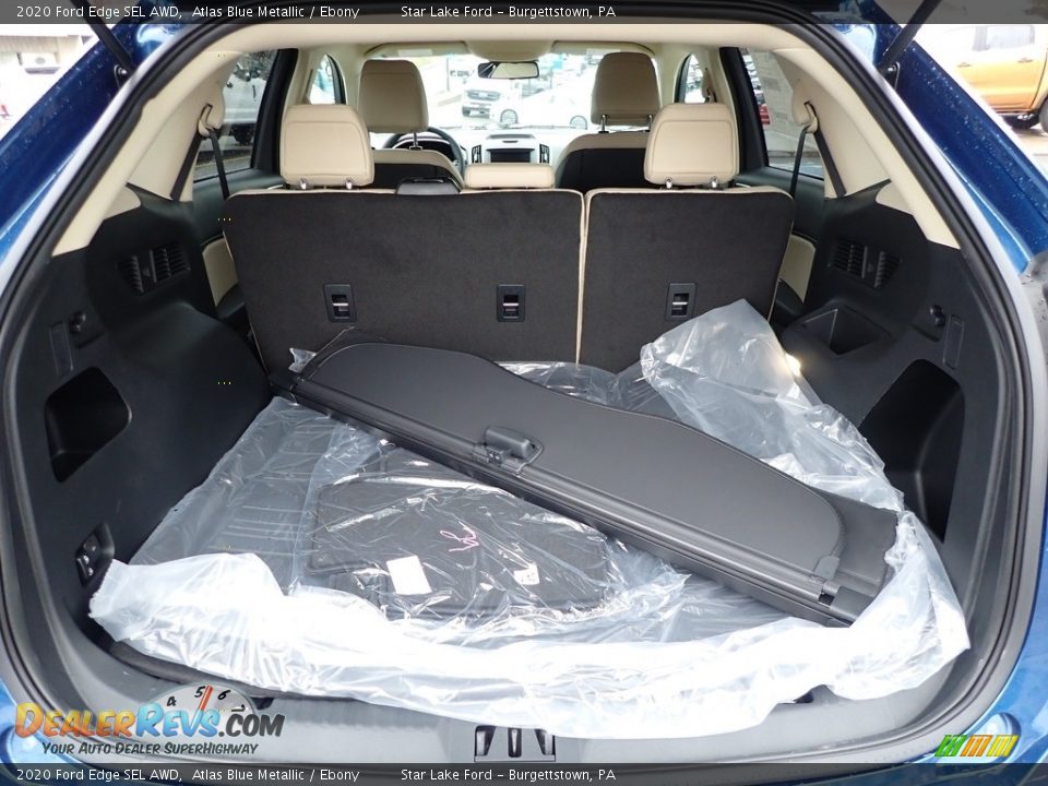 2020 Ford Edge SEL AWD Atlas Blue Metallic / Ebony Photo #7