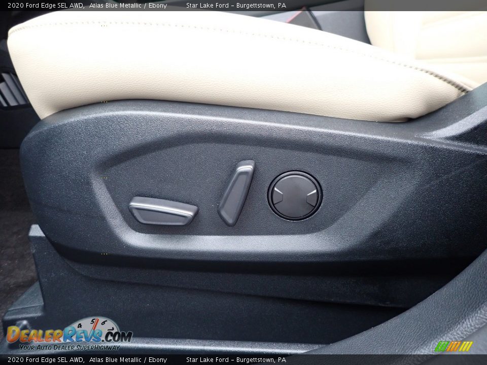 2020 Ford Edge SEL AWD Atlas Blue Metallic / Ebony Photo #11