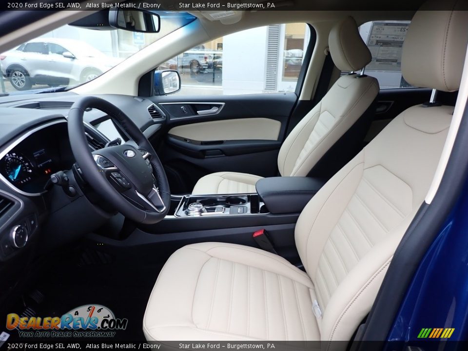 2020 Ford Edge SEL AWD Atlas Blue Metallic / Ebony Photo #12