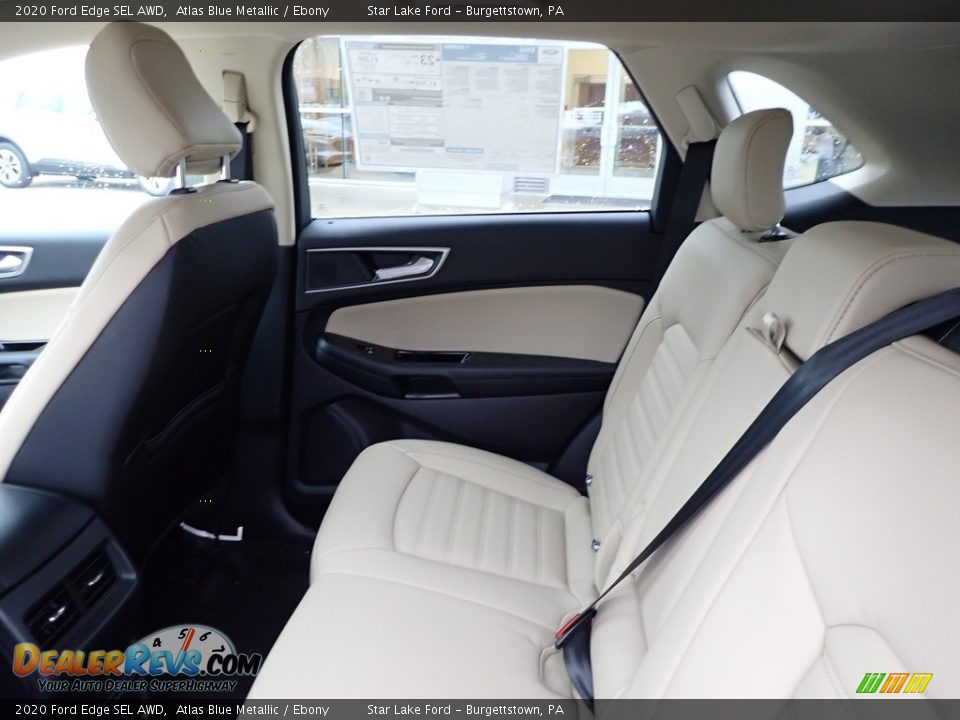 2020 Ford Edge SEL AWD Atlas Blue Metallic / Ebony Photo #13