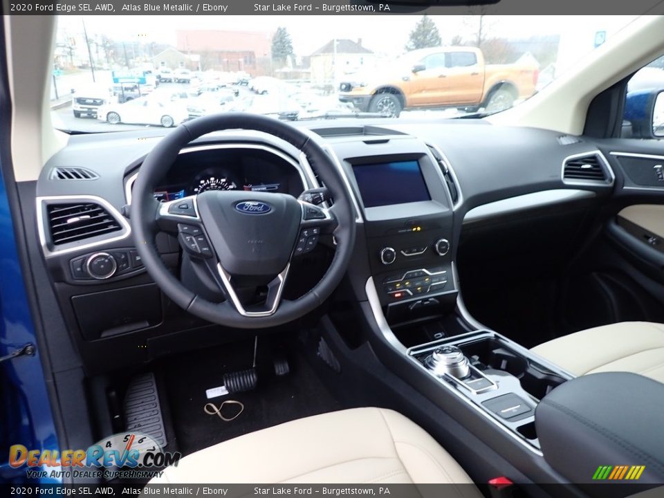 2020 Ford Edge SEL AWD Atlas Blue Metallic / Ebony Photo #14