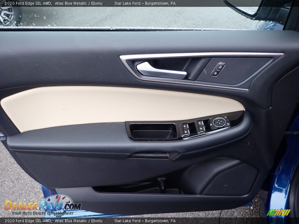 2020 Ford Edge SEL AWD Atlas Blue Metallic / Ebony Photo #15