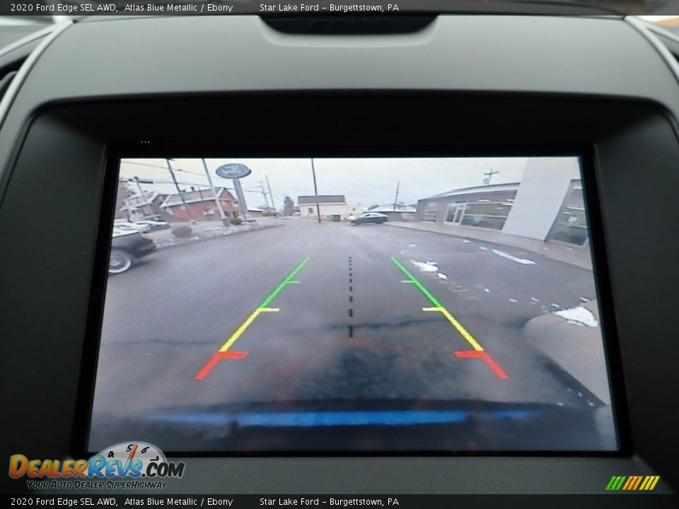 2020 Ford Edge SEL AWD Atlas Blue Metallic / Ebony Photo #18