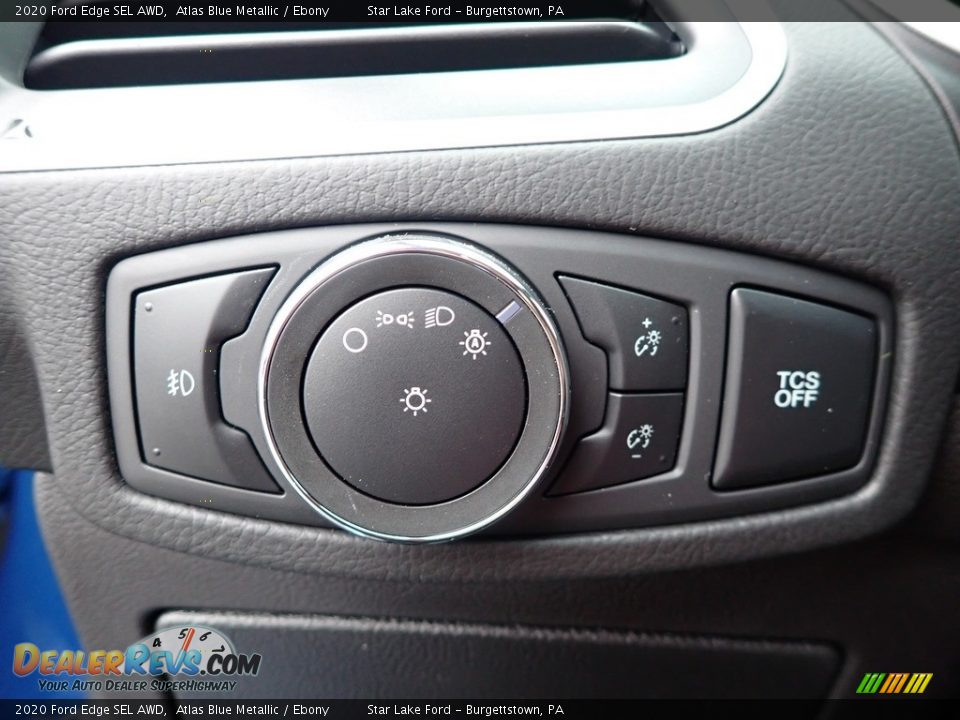 2020 Ford Edge SEL AWD Atlas Blue Metallic / Ebony Photo #20