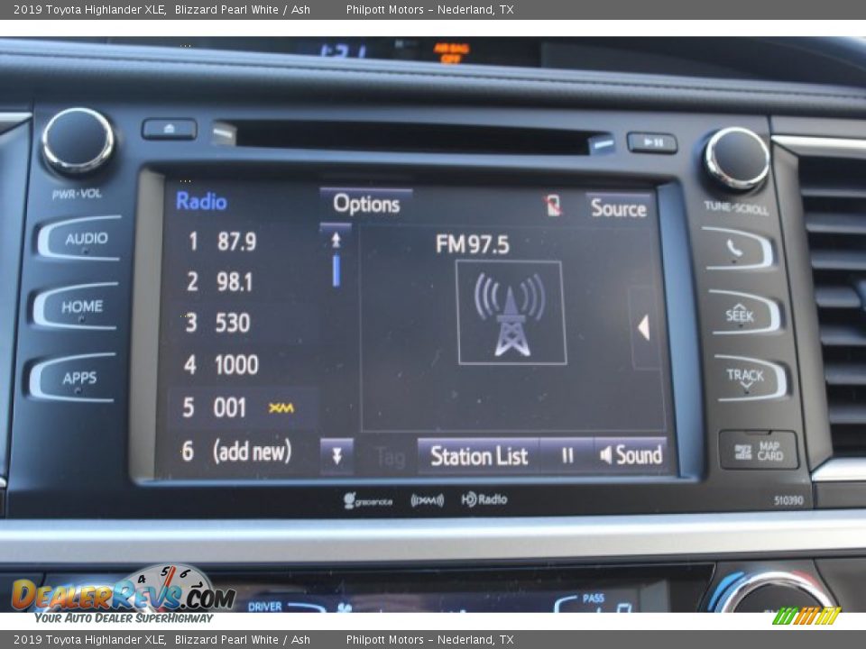 2019 Toyota Highlander XLE Blizzard Pearl White / Ash Photo #13