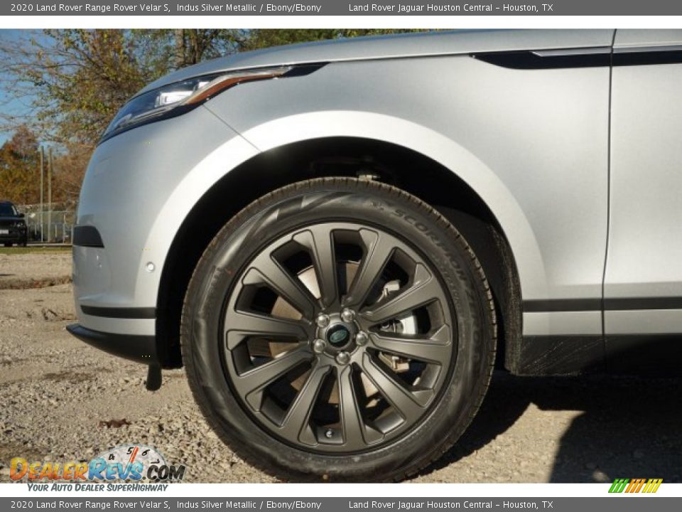 2020 Land Rover Range Rover Velar S Indus Silver Metallic / Ebony/Ebony Photo #7