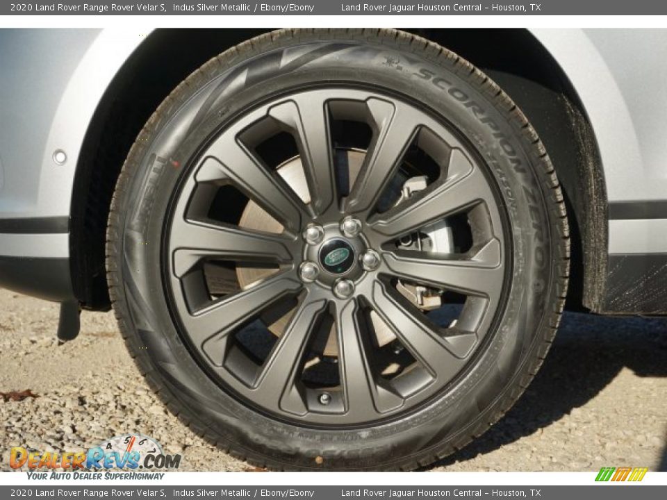 2020 Land Rover Range Rover Velar S Indus Silver Metallic / Ebony/Ebony Photo #9