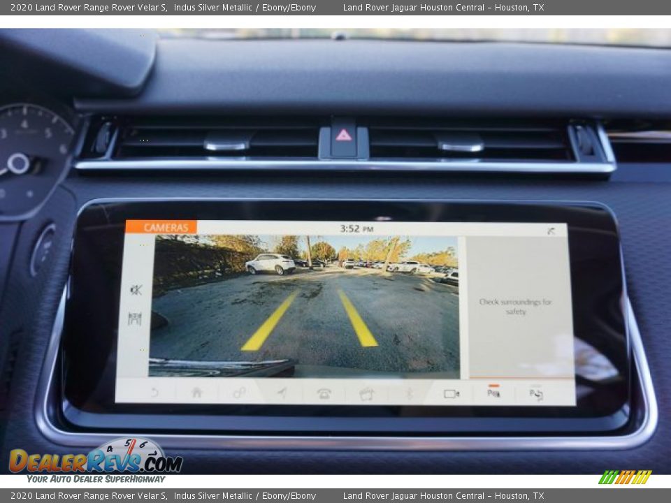 2020 Land Rover Range Rover Velar S Indus Silver Metallic / Ebony/Ebony Photo #15