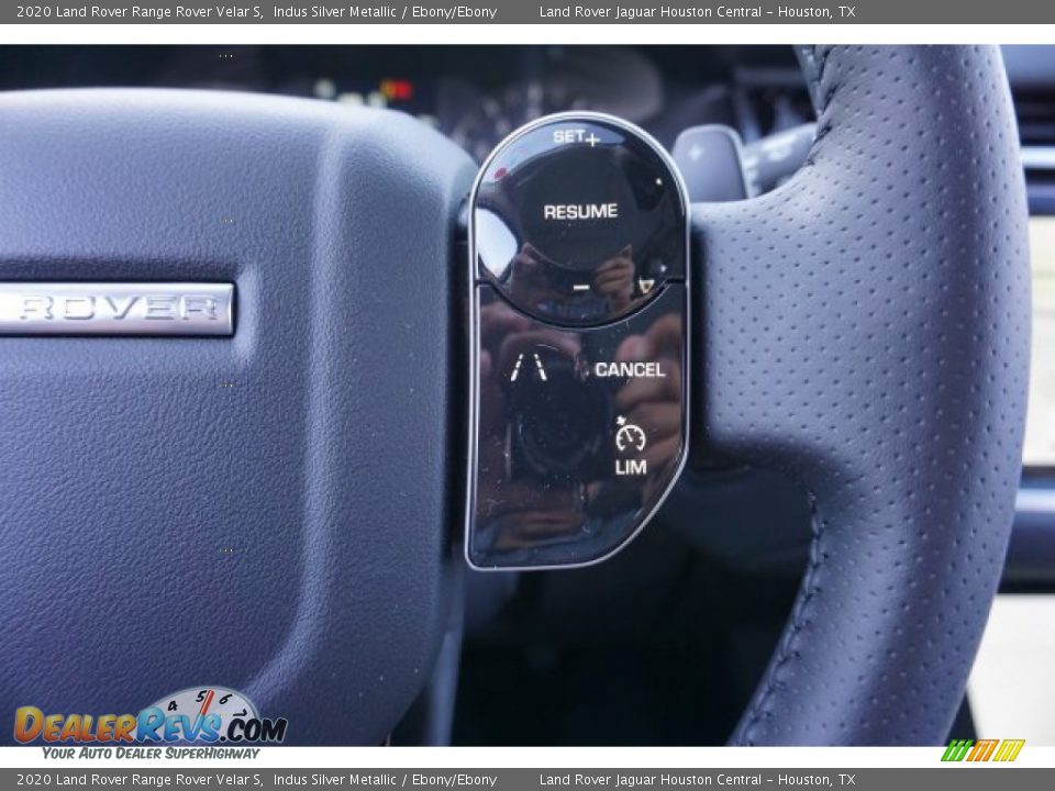 2020 Land Rover Range Rover Velar S Indus Silver Metallic / Ebony/Ebony Photo #28
