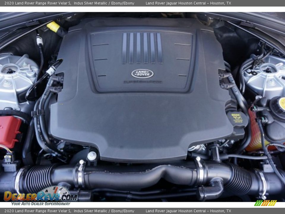 2020 Land Rover Range Rover Velar S Indus Silver Metallic / Ebony/Ebony Photo #31
