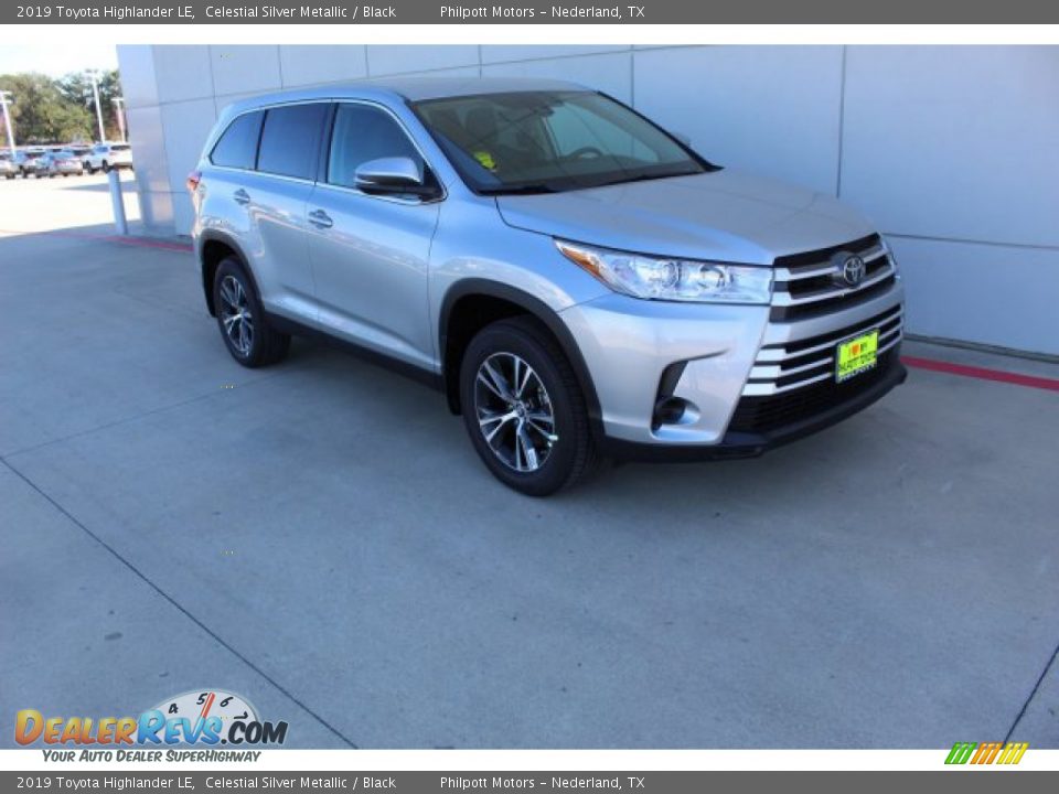 2019 Toyota Highlander LE Celestial Silver Metallic / Black Photo #2